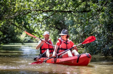 Balade en kayak sur le canal de Haute-Perche