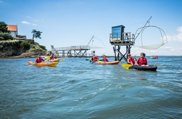 Balade en kayak sur la côte de La Plaine-sur-Mer