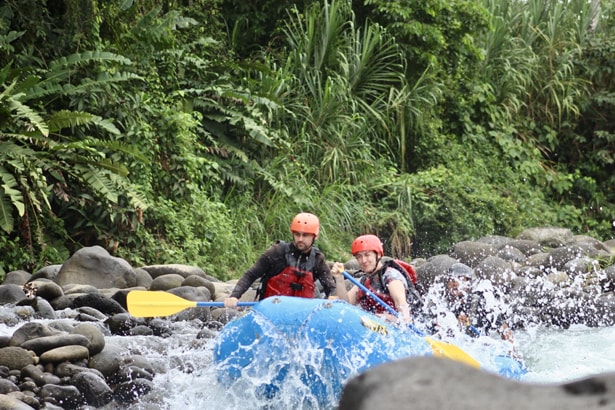 Rafting sur le rio Sarapiqui au Costa Rica